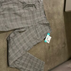 Slacks - grey 8, straight trousers